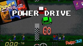 Power Drive - Amiga Rally Game - US Gold 1994 -  Amiga 1200 - OSSC