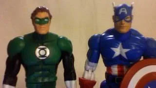 Hi, I'm a Marvel...and I'm a DC: Captain America and Green Lantern