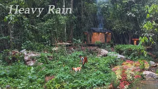 The 1-Year Gardening Process - From Starting to Harvesting for Sale. 1 Year Alone in Forest Off-Grid