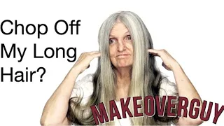 When are You too Old for Long Hair Worn Down - Hair Transformation by MAKEOVERGUY