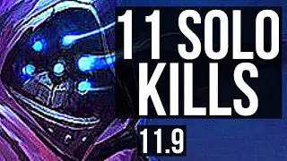 JAX vs URGOT (TOP) | 16/1/8, 11 solo kills, Legendary, 900K mastery | EUW Master | v11.9