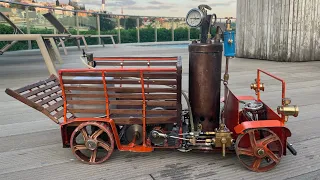 Handmade Antique Steam Truck / 1970s -By Ahmet Atlas