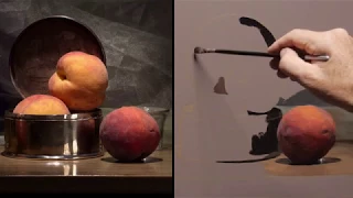 I Paint Three Peaches - Painting Demo