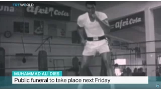 Public funeral for Muhammad Ali to take place next Friday, Shamim Chowdhury reports