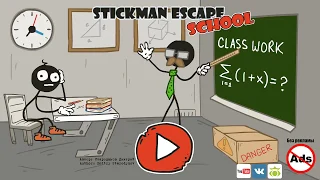 Stickman School Escape vs Stickman Escape Madhouse Animation Compilation / Android Gameplay HD