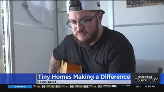 Only on CBSLA: Look inside Torrance Tiny Homes village helping out homeless