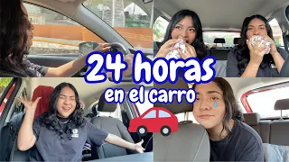 24 HORAS EN EL CARRO | Michell Merlin