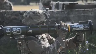 U.S.Army Soldiers Fire  AT4-CS Confined Space Light Anti-Armor Weapon • GERMANY