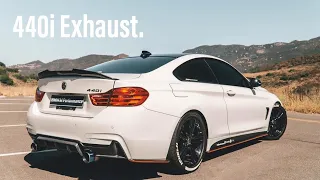 BMW 440i w/ Downpipes - Exhaust Sound!