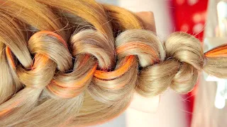 Коса "Цепь" | Авторские причёски | Лена Роговая | Hairstyles by REM | Copyright © #hairstyles