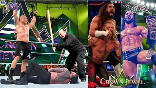 WWE CROWN JEWEL 21 October 2021 Highlights, Roman Attacked By Heyman, Brock Champion, Edge vs Seth