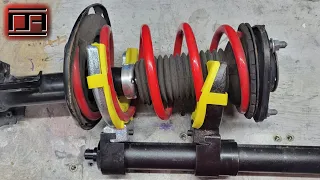 VEVOR MacPherson Strut Spring Compressor Review / Replacing Insulator Boot (Scion tC2 / tC2.5)