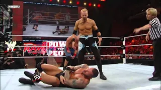 John Cena & Alex Riley & Randy Orton vs R Truth & The Miz & Christian WWE Raw