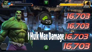 Immortal Hulk Max Damage | Mcoc