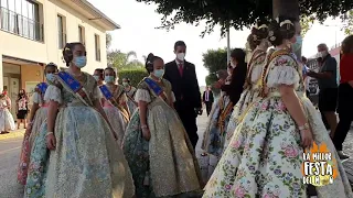 Falleras Mayores y Cortes Honor 2021 en el Homenaje a las Falleras Mayores de la C.Valenciana 2021