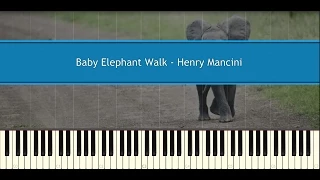 Baby Elephant Walk - Henry Mancini (Piano Tutorial)