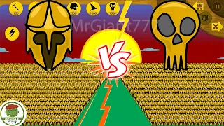 999 ARMY GOLDEN SPEARTON VS 999 ARMY GIANT GRIFFON,... | Stick War Legacy Mod | MrGiant777