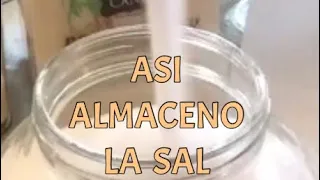 COMO ALMACENAR SAL🧂