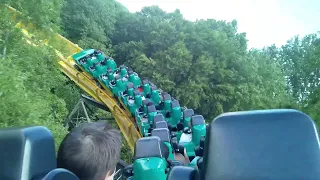 Lochness Monster Back Row POV | Busch Gardens Williamsburg (4K 60fps)