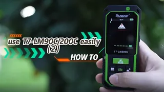 How To Use The Huepar LM200C/LM90C Laser Distance Meter With Camera 2X/4X Zoom (Part II )