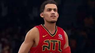 NBA LIVE 19 New Patch 1.12 - Atlanta Hawks vs Cleveland Cavaliers - Full Game - PS4 PRO - HD