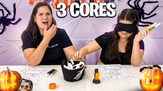 COLORINDO COM 3 CORES * SEMANA HALLOWEEN 🎃