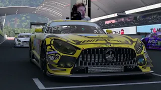 GT Series in the Mercedes AMG GT3 at Hakone, Powering Through the Field! (Forza Motorsport)