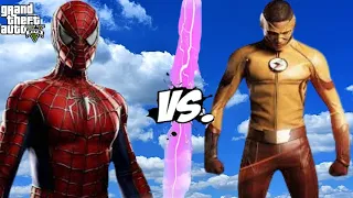 Spider Man VS Kid Flash Fight ! (GTA 5) Hindi (Urdu) Game Play