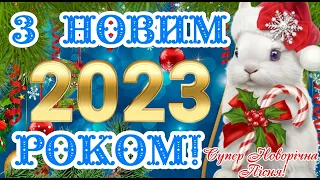 НАЙКРАЩЕ ПРИВІТАННЯ З НОВИМ РОКОМ! З НОВИМ 2023 РОКОМ! З Новим Роком Кролика!  БАЖАЮ ПЕРЕМОГИ, МИРУ!