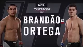 EA Sports UFC 2 - Diego Brandão vs Brian Ortega | Gameplay (HD) [1080p60FPS]