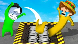 ¡TIRO a SILVIOGAMER a LA TRITURADORA de PLASTILINA! 😂 GANG BEASTS con SILVIO PANCRACIO y SOYDANY