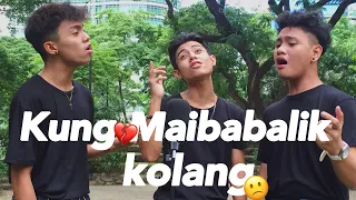 "Kung Maibabalik ko lang" JThree Cover