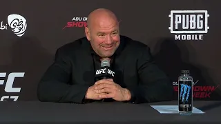 UFC 267: Dana White Post-Fight Reaction