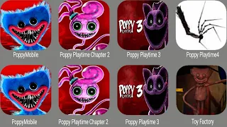 Poppy Playtime Chapter 3,Poppy Playtime 4,Poppy Playtime Chapter 2,Poppy   Mobile Full Gameplay