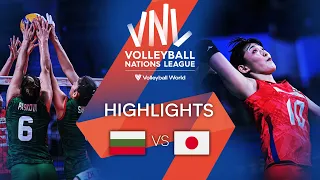 🇧🇬 BUL vs. 🇯🇵 JPN - Highlights Week 2 | Women's VNL 2022