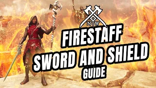 IT'S TOO GOOD! Sword and Shield / Firestaff BUILD GUIDE - New World PvP