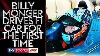 Billy Monger drives an F1 car for the first time!