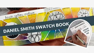 Draw With Me | Zentangle | Daniel Smith Swatch Book Series | Hansa Yellow