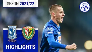 Lech Poznań - Śląsk Wrocław 4:0 | SKRÓT | Ekstraklasa 2021/22 | 10. Kolejka