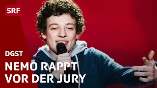 Nemo Mettler - Rap Auftritt - Schweizer ESC-Gewinner*in rappt 2015 | DGST | SRF