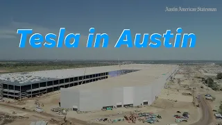 Tesla Gigafactory in Austin, Texas: Drone shows progress on building 15 months apart