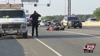 Motorcyclist was speeding, made several lane changes before fatal crash, police say