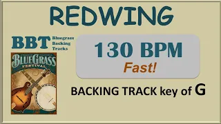 Redwing bluegrass backing track 130 bpm