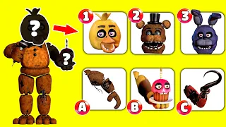 Guess The FNAF Character by HEAD +HAND  | Fnaf Quiz - Five Nights at Freddy's 2024