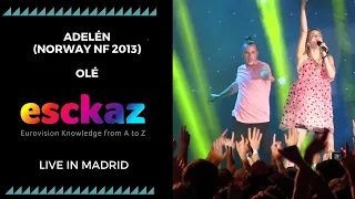 ESCKAZ in Madrid: Adelén (Norway NF 2013) - Olé (at Welcome PrePartyES 2019)