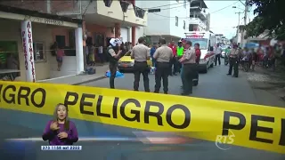 Cámaras de seguridad captan asesinato de un hombre en Manta