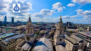 London Walking: Nave, Crypt and Climbing the Dome of St Paul’s Cathedral (August 2021) London 4K