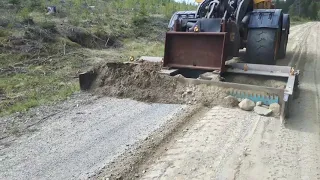 Testkörning med hyvelbalken