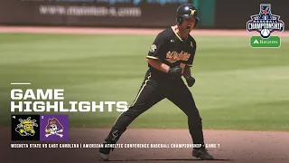 AAC Baseball Championship Presented by Regions - Game 7: Wichita State vs East Carolina (5/23/24)