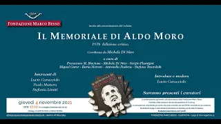 Il Memoriale di Aldo Moro - presentazione del volume